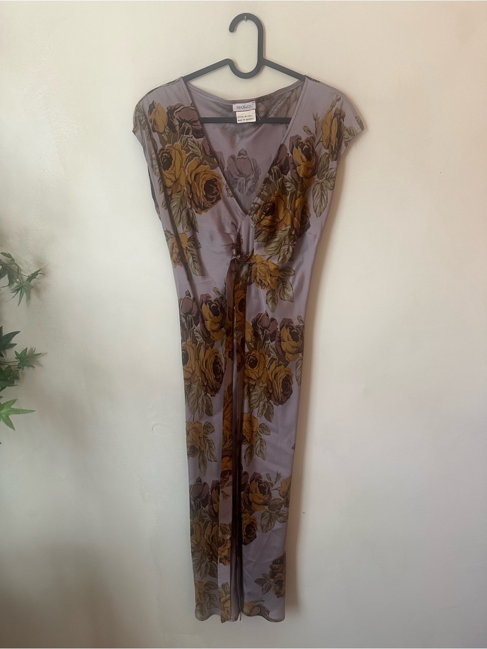 Max & Co Floral Maxi Dress Made In Italy Size 6